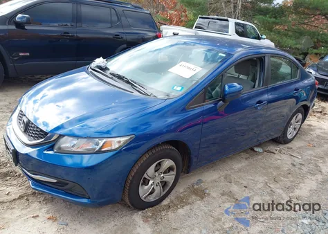 2014 Honda Civic Lx из США, поврежденный, VIN 19XFB2F54EE032466